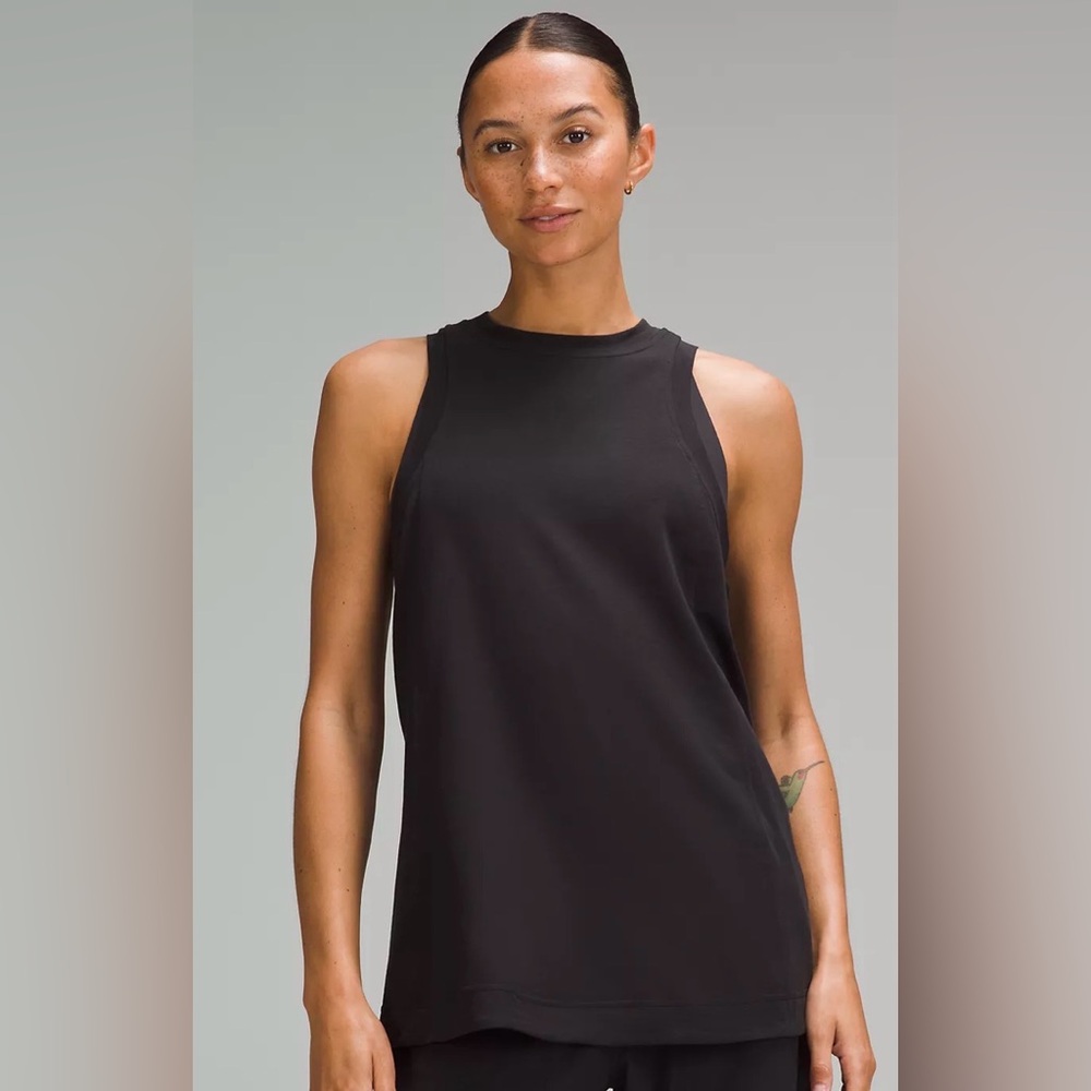 lululemon athletica Black High-Neck Racerback Tank